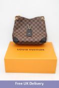 Louis Vuitton Brown Monogram Coated Canvas and Black Cowhide Odéon MM Gold Hardware Bag, 2021