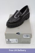 Clarks Originals Page Loafer, Black, UK 7. Box damaged