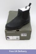 Timberland Kids Asphalt Trail Chelsea Boots, Black Nubuck, UK 6.5. Box damaged