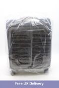 American Tourister Pulsonic Expandable Cabin Trolley, Asphalt Black, Size 55cm
