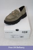 Geox D Vilde Suede Shoes, Musk/Black, UK 5