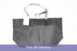 By Malene Birger Women's Abigail Tote Synthetic Bag, Black/Grey