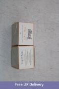 Ten Packs of The Natural Deodorant Co Gentle Deodorant Creams, Orange/Bergamot, 55g, Expiry Date 12/
