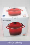 Le Creuset Steel Stockpot, Red