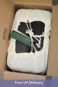Nortvi Front Pocket Cabin Luggage, Midnight Black. Box damaged