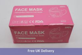 Fifty Boxes of Face Masks, Protective 3 Ply Breathable Triple Layer Mouth Cover with Elastic Earloop