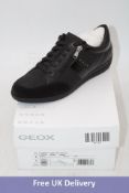 Geox Women's D Myria C Trainers, UK Size 6, Black