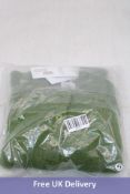 American Vintage Crewneck 3 Button Jumper, Green, Size XS/S