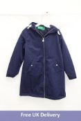 United Colours of Benetton Basic Fall Jacket, Dark Blue, Size XS