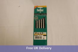 Eleven packs of Heller Jigsaw Blades, 5 per pack, 80mm
