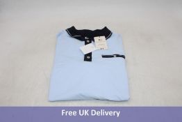 Giordano Men's Collard T-Shirt, Blue, Size 4XL
