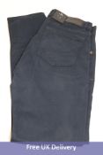 Matinique Men's Mapete Casual Straight Fit Trousers, Navy, W32 L32