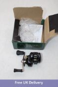 Shimano CU301HGK Curado 300 K Bait Casting Reel, Silver/Black. Box damaged