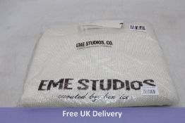 Eme Studios Master Off Knit Sweater, Sand, Size S