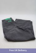 Scuffers Jumbo Pants, Washed Grey, Size 38