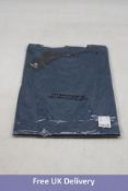 Four Matinique Men's Jermane T-Shirts, Blue, 1x Small, 1x Medium, 1x Large and 1x X-Large