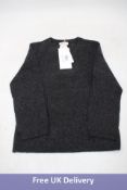 American Vintage Raxow Wool Sweater, Charcoal, EU 38