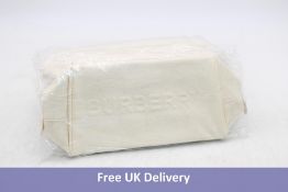 Five Burberry Cosmetic Bags, Beige