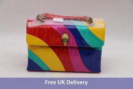 Kurt Geiger Women's Leather Kensington Bag, Yellow/Pink/Blue/Green/Red