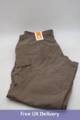 Timberland Relaxed Tapered Cargo Trousers, Brown, W38/L32