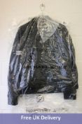 Michael Kors Men's CS80122FN Spring 23 Jacket, Midnight, Size M