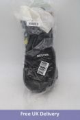 Hestra Men's Vertical Cut CZone 3 Finger Ski/Snowboard Gloves, Black, Size 10