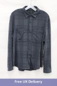 Lululemon Soft Knit Overshirt, Blue, Size M