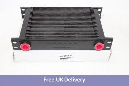 OBP Motorsport 25 Row Oil Cooler with M22 Female Fittings, Black