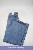 & Other Stories Wide Leg Jeans, Blue, Size 26/32