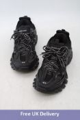 Balenciaga Track Trainers, Black, UK 7, Pre Owned Designer, Slight Signs of Use. Not In Original Box