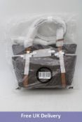 Michael Kors Women's Sullivan Small Logo Top-Zip Tote Bag, Brn/Acorn