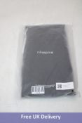 Ninepine Asana 34 Inch Relaxed Pants, Dark Grey, Size S