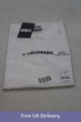 J.Lindeberg Regular Fit Bridge Polo Shirt, White, Size XL