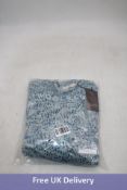 Wool and Co Italy Crewneck Merino Wool Jumper, Multi, Size L