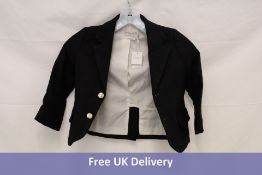 Bonpoint Children's Veste Teo Wool Suit Jacket, Midnight Blue, Size Age 4 Years