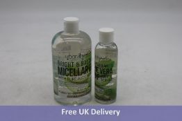 Two Urban Hydration Bright & Balanced Aloe Vera Leaf Face Toner 150ml and 1x Facial Cleansing 500ml