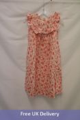Bonpoint Robe Charlyne Dress, Raspberry, Size 14Y