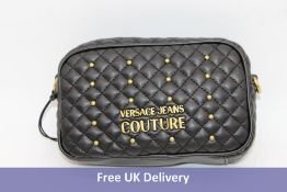 Versace Jeans Couture Handbag 71VA4BQ3, Black with Tag & Strap