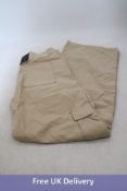 Levi's Wide Leg Cargo Trousers, Beige, Size W28, L34