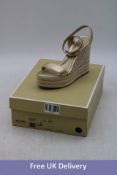 Michael Kors Leighton Wedge, Pale Gold, US 8M