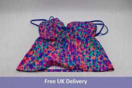 Prima Donna 4010670 Swim Karpen Padded Full Cup Tankini, Electric Blue, UK 34G, Box Damaged