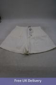 Bonpoint Bari Shorts, Milk White, Size 40
