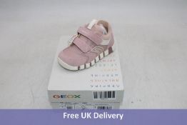 Geox Iupidoo Baby Girl Trainers, Old Rose/Ivory, UK Size 6