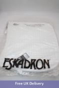Three Eskadron Saddle Cloth, White, Size DL
