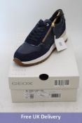 Geox Women's D Desya A Trainers, Navy, UK Size 7
