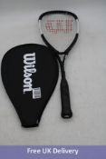 Wilsom Hammer Squash Racket, Black, Slight Mark