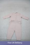 Bonpoint Baby's Ensemble Gavina Sweater/Pants Set, Pink, Size Age 1 Month