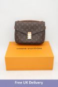 Louis Vuitton Brown Monogram Coated Canvas Pochette Métis Gold Hardware Handbag, 2021