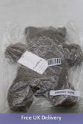Owen Barry Sheepskin Flat Eric Hot Water Bottle, Taupe, 0.8L