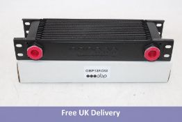OBP Motorsport 13 Row Oil Cooler with M22 Female Fittings, Black